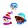 Figúrky klobúk Santa so zvukom vinyl 11 x 8 x 9,5 cm