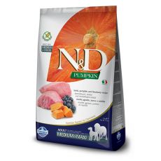 N&D GF PUMPKIN Adult Medium & Maxi lamb & blueberry 2,5kg