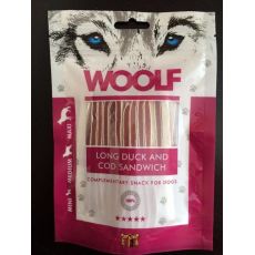 Woolf Dog Duck & Codfish Soft Sandwich LONG 100 g