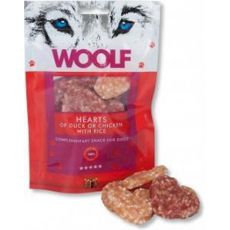 Woolf Dog Duck & Chicken Hearts 100 g