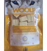 Woolf Dog Chicken & Codfish Soft Sandwich 100 g