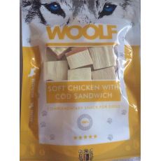 Woolf Dog Chicken & Codfish Soft Sandwich 100 g