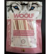 Woolf Dog Chicken & Codfish Soft Sandwich LONG 100 g