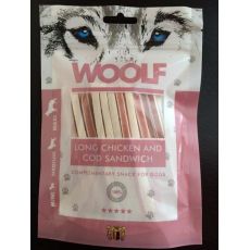 Woolf Dog Chicken & Codfish Soft Sandwich LONG 100 g