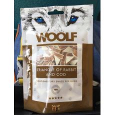 Woolf Dog Rabbit and Cod Triangle 100 g