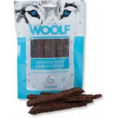 Woolf Dog Salmon & Carrot Strips 100 g