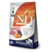 N&D GF PUMPKIN Adult Medium & Maxi lamb & blueberry 12 kg
