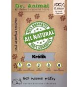 Dr. Animal králik sušené mäso kocky 80g