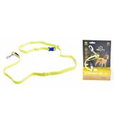 Vodítko LED Svietiace dog neónové žlté 200 cm/ 2,5cm