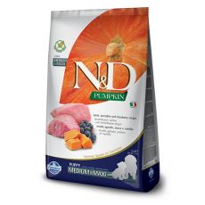 N&D GF PUMPKIN Puppy Medium & Maxi lamb & blueberry 2,5kg