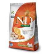 N&D GF PUMPKIN Adult Mini codfish & orange 2,5kg