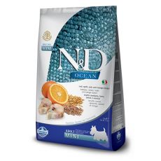 N&D Ocean adult mini Codfish, spelt, oats and orange 7 kg