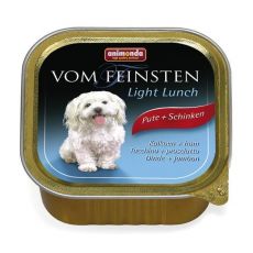 Animonda Vom Feinsten dog LIGHT LUNCH morka a šunka 150 g