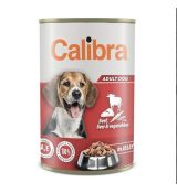 Calibra Adult Hovädzie & pečeň & zelenina v želé 1240 g