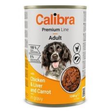 Calibra dog Adult Premium Kura & pečeň 1240 g