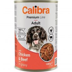 Calibra dog Adult Premium Kura & hovädzie 1240 g